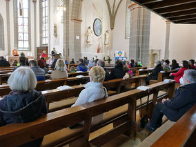 Palmsontag in St. Crescentius - Beginn der Heiligen Woche (Foto: Karl-Franz Thiede)